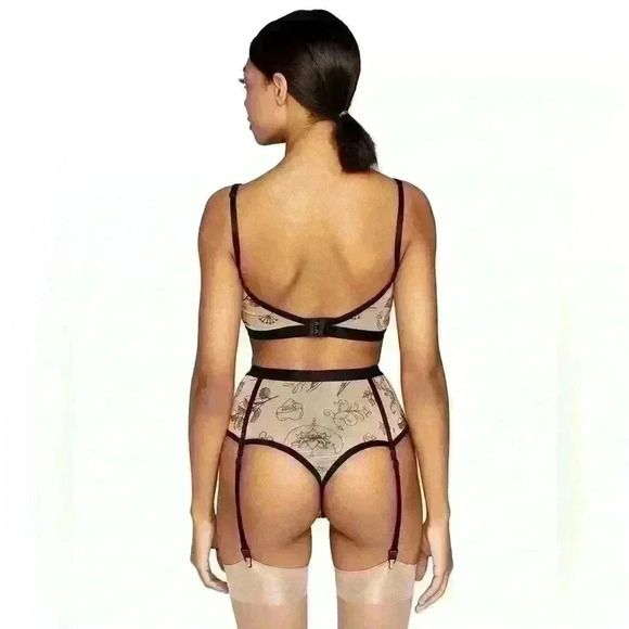 Bustier Bra Tattoo Print Citala  by Less Is Amor - Picture 2 of 5